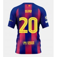 Barcelona Dani Olmo #20 Domáci futbalový dres 2025-26 Krátky Rukáv